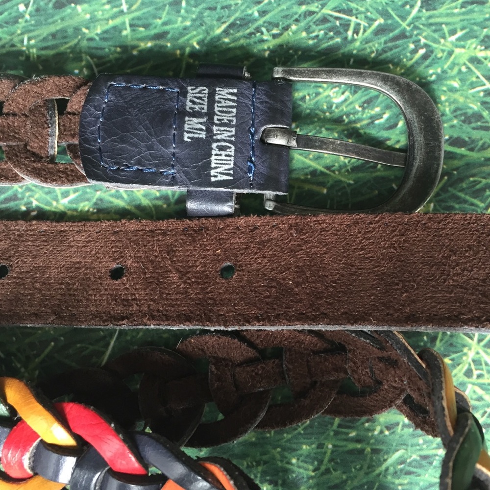 Multi-Colored Linked Ringed Belt - Picture 3 of 5